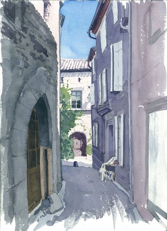 Caunes Streetscene