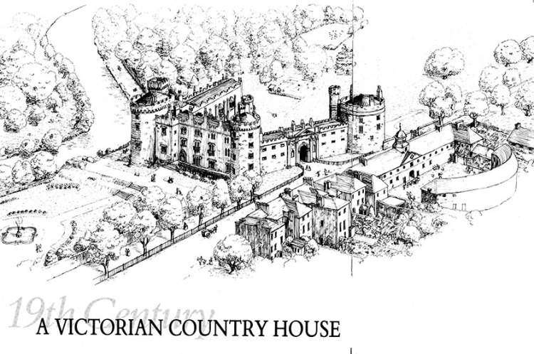 Kilkenny Castle Booklet Illustration