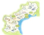 Map of Muscat Wines Illustration